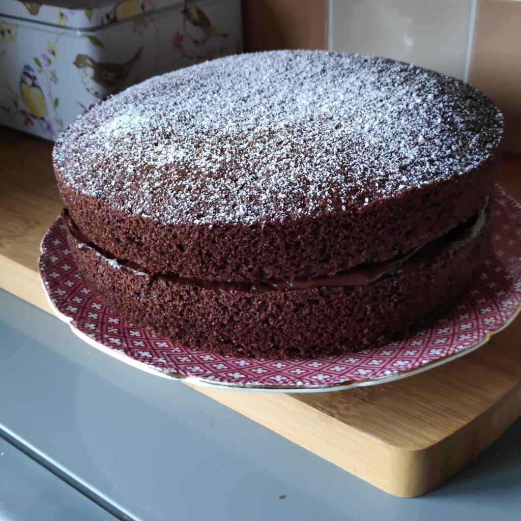 chocolate victoria sponge cake